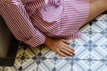 Load image into Gallery viewer, Classic Nightshirt - Maroon Stripe