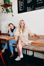 Load image into Gallery viewer, Classic Nightshirt - Tan Stripe (PREORDER)