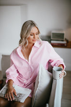 Load image into Gallery viewer, Classic Nightshirt - Pink Stripe