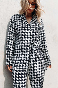 Pyjama Set - Houndstooth (PREORDER)