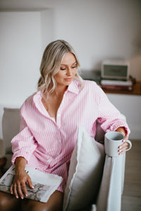 Classic Nightshirt - Pink Stripe